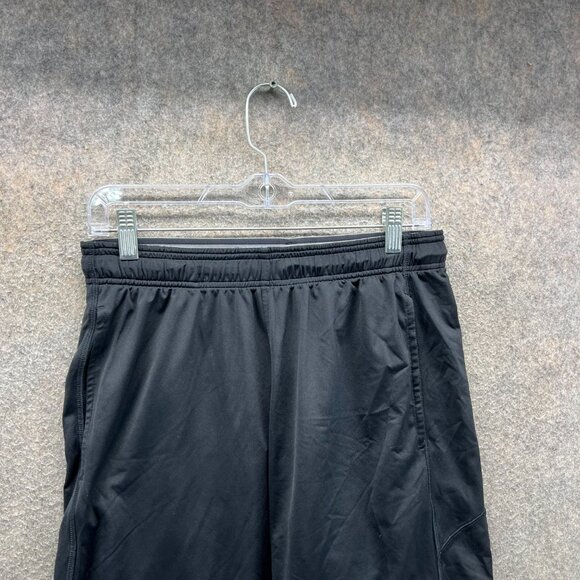 Under Armour Shorts Mens Medium Black Athletic Fit Loose Fit Heatgear Training - Picture 9 of 11
